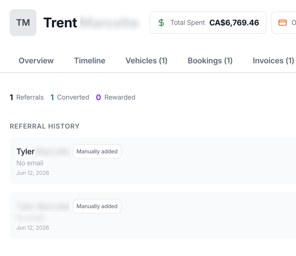 Referrals and reviews